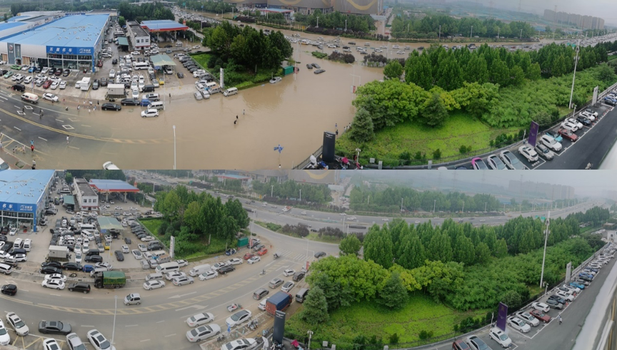 心系中原 马上行动 郑州暴雨 宝马大爱行动记