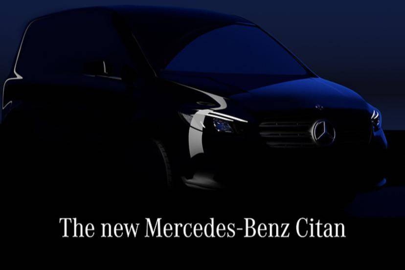 全新梅赛德斯-奔驰Citan预告图正式曝光，造型优雅