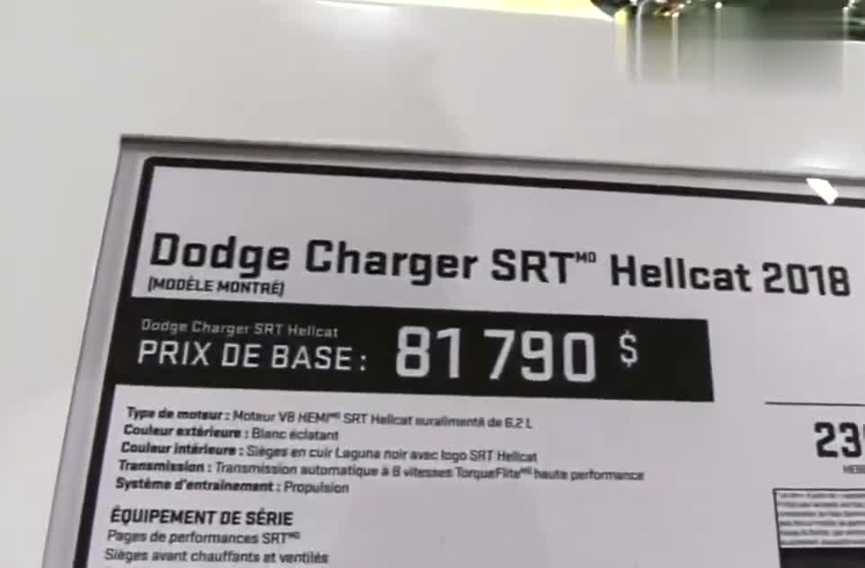 道奇charger srt hellcat,看完就知啥叫肌肉超跑_号