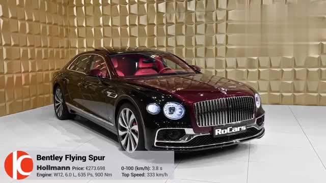 賓利超豪華轎車飛馳W12，內(nèi)飾真高端