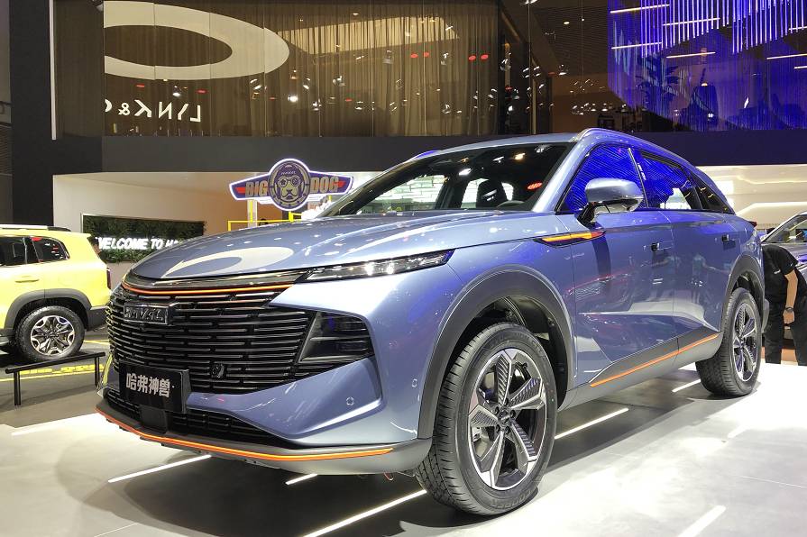 【成都車展】哈弗神獸亮相 分體大燈/四出排氣/隱藏門把手