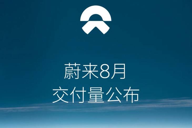 暴跌！蔚來(lái)8月交付量公布 月交付量環(huán)比大跌25.9%