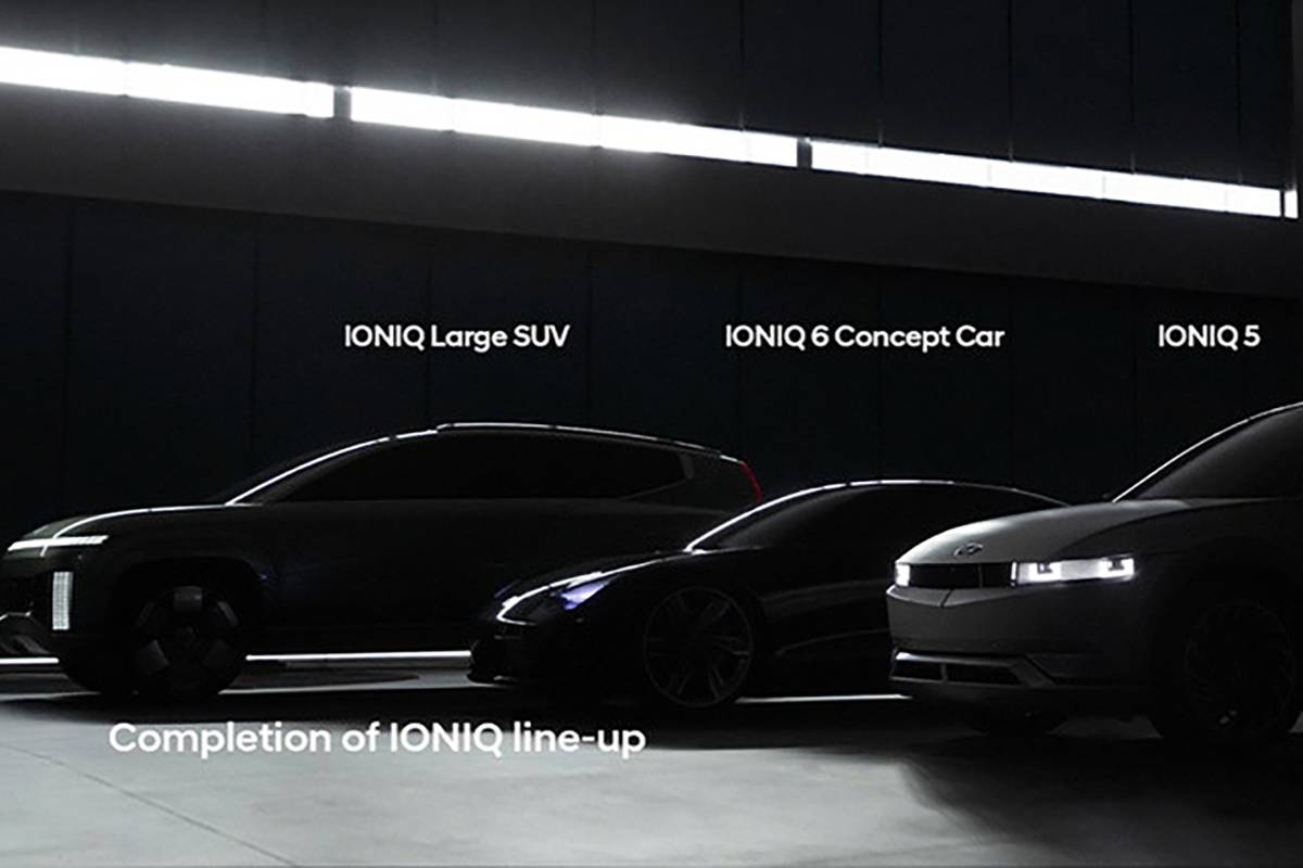 續航483公里，全新IONIQ Large SUV預告圖