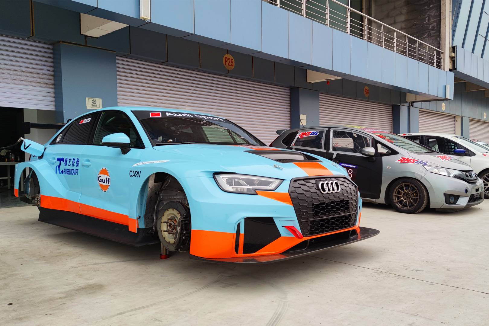 蹭玩紅線動力車隊賽車 菏澤國際賽車場首試