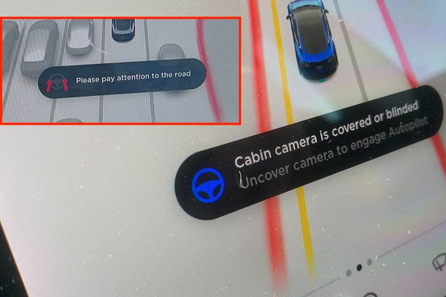 特斯拉车内摄像头监控 是保证自动驾驶安全？