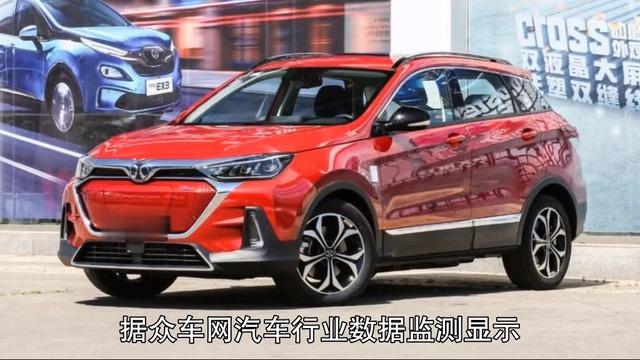 9月北京汽车BEIJING-EX5销量