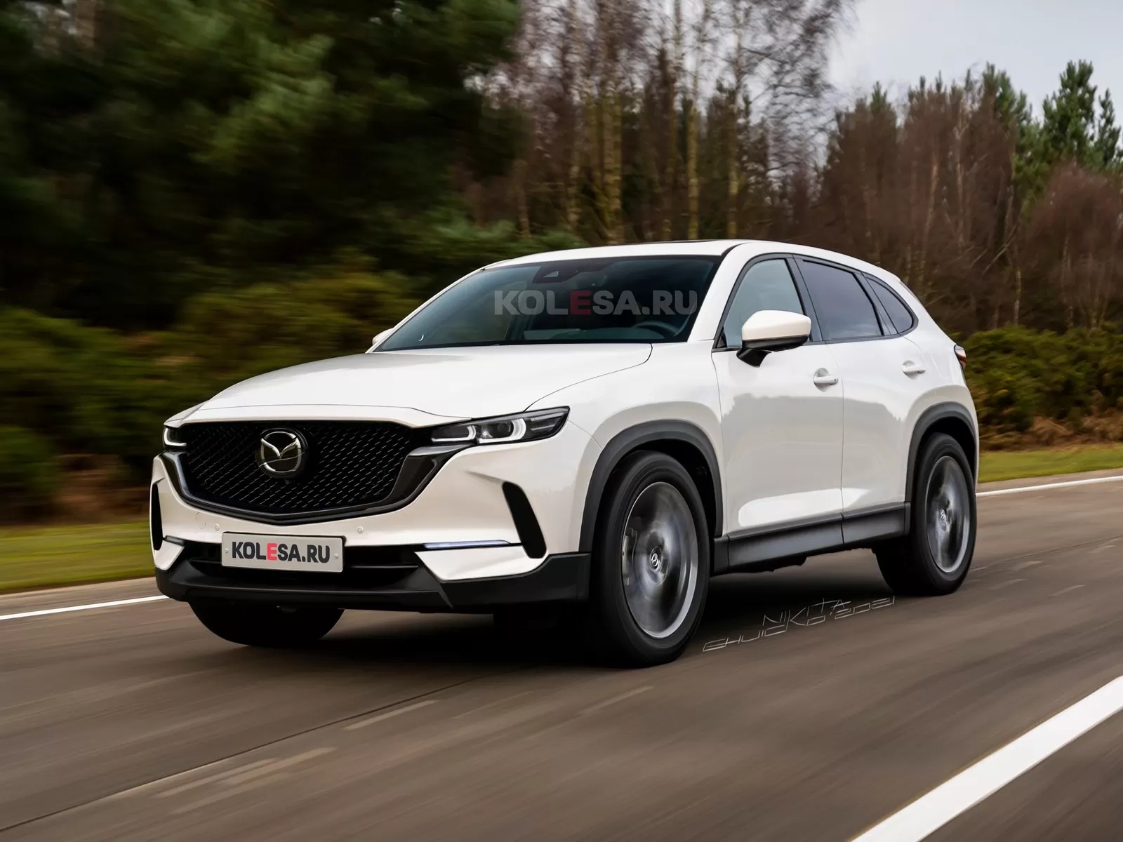 馬自達(dá)CX-50最新渲染圖曝光，采用新設(shè)計(jì)語言打造