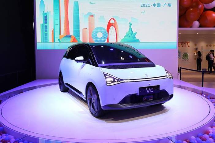 广州车展：轻橙时代首款车型Vc首发 2022年下线 