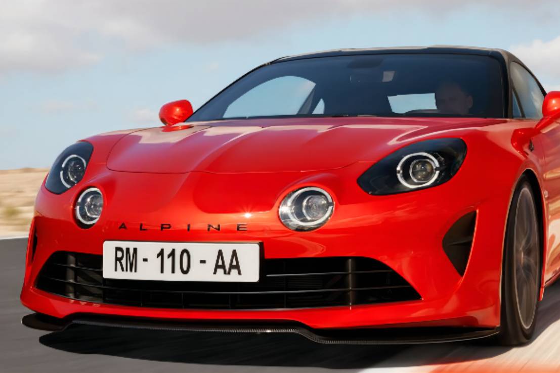 1.8T機頭、5秒內(nèi)破百，雷諾Alpine A110官圖發(fā)布