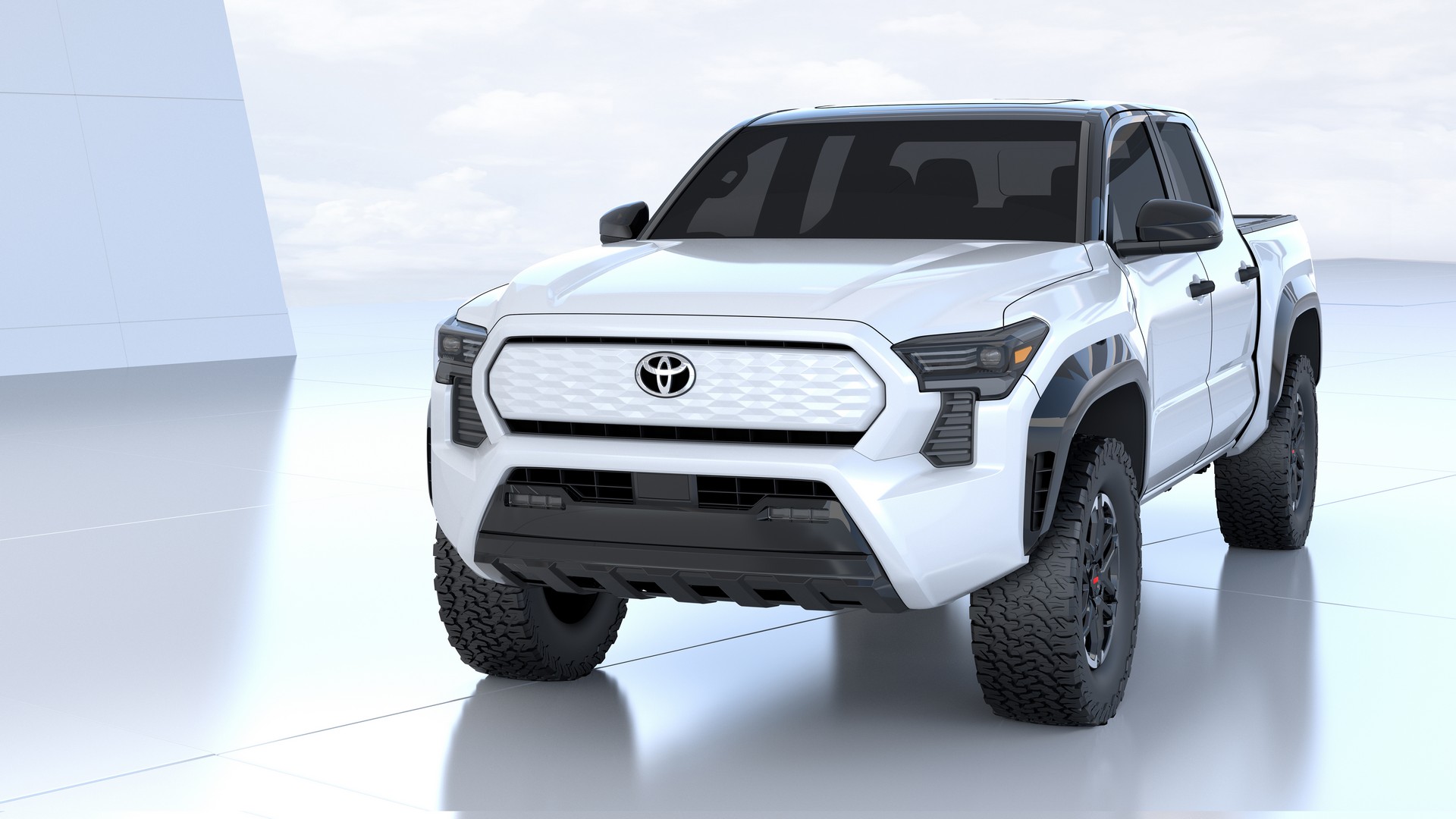 豐田Tacoma EV電動(dòng)皮卡概念車曝光，造型很硬派