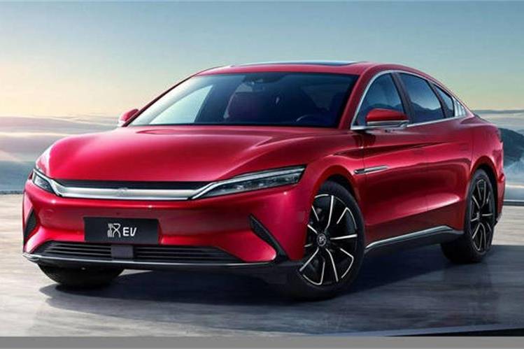 中大型轎車，比亞迪漢闖進2021年度四強尷尬了誰？