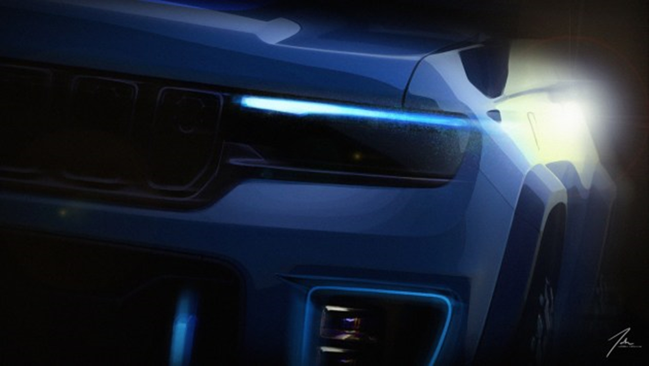 Jeep兩款新概念車預(yù)告圖發(fā)布，一款SUV，一款皮卡