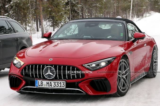 AMG SL63插混版諜照曝光 零百加速或小于2.9秒