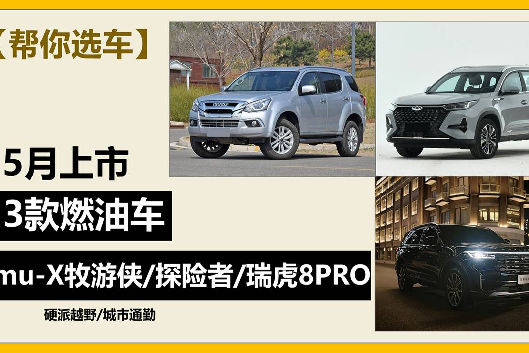 三款5月上市的燃油SUV，硬派越野/城市通勤，統(tǒng)統(tǒng)有