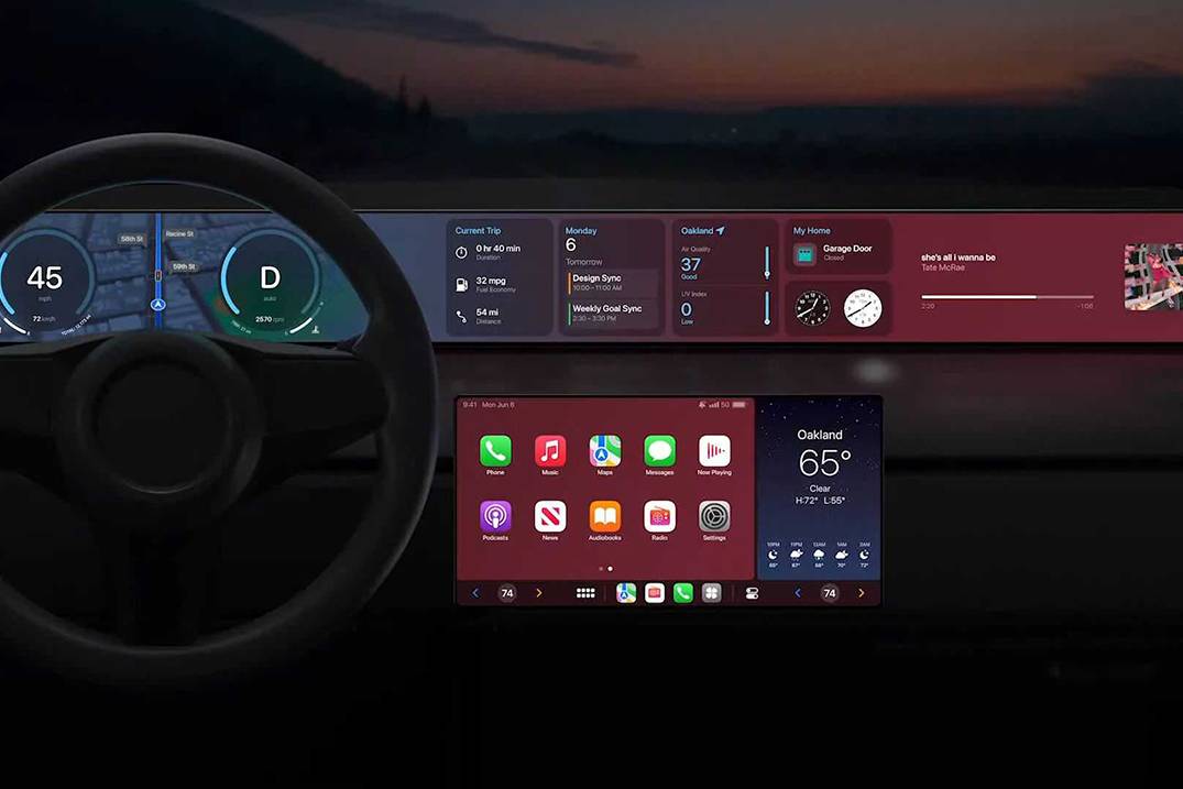 新CarPlay 將支持多屏顯示，控制車載多項原生功能