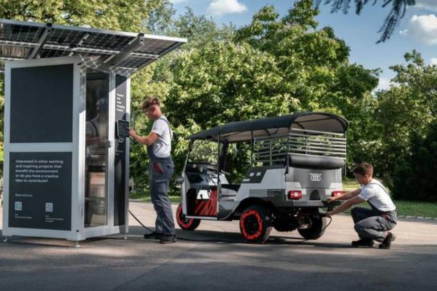 奧迪發(fā)布一組電動人力車型圖 電池為測試車廢舊電池