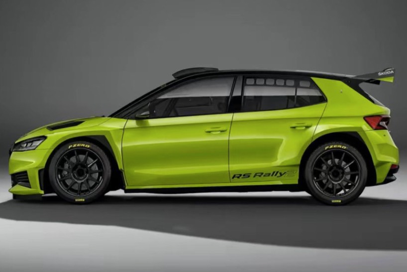 外观极具攻击性 斯柯达 Fabia RS Rally2曝光