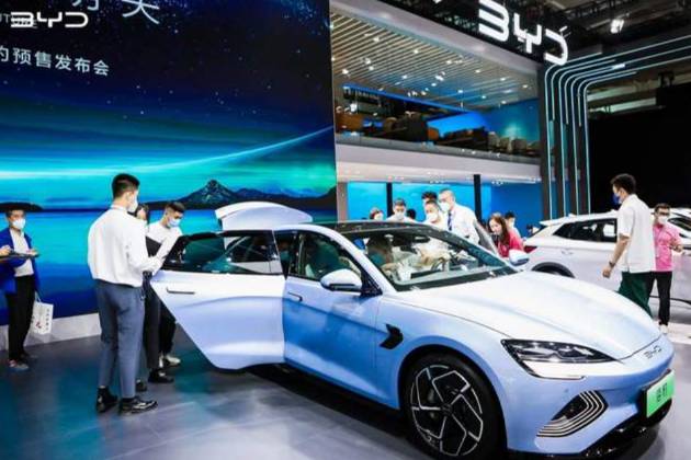 2022長(zhǎng)春國(guó)際車(chē)展 比亞迪2022款唐EV 海豹閃耀登場(chǎng)