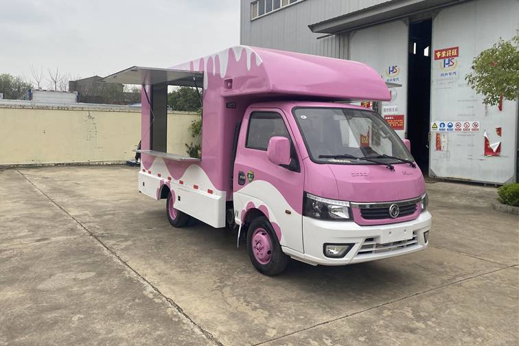景区多功能流动售货车 小型移动快餐车配置 汽油冰淇淋奶车车
