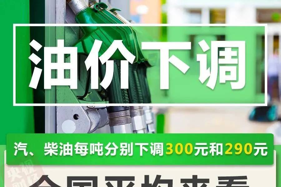 今日油價已經下調 最新汽柴油價格比昨天便宜14.5元