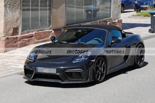 保時捷718 Spyder RS最新諜照 或?qū)⒔衲陜?nèi)亮相