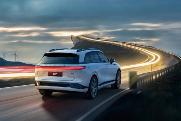 定位超快充全智能SUV 小鵬G9內(nèi)飾首發(fā)