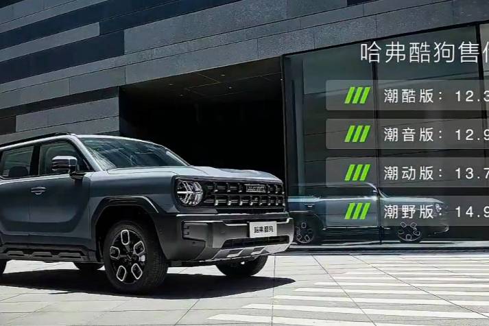 哈弗酷狗上市，定位緊湊型SUV，配備18個(gè)揚(yáng)聲器的音響系統(tǒng)