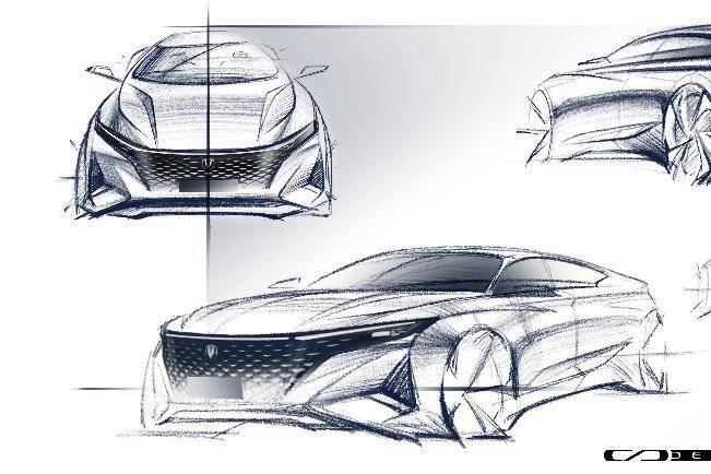 长安锐程PLUS设计草图曝光 造型灵动优雅 内饰科技感十足
