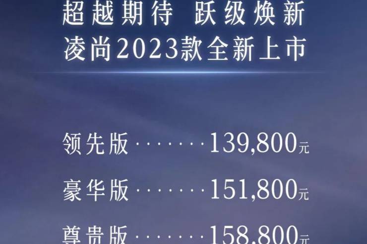 起售價13.98萬，2023款廣汽豐田凌尚上市，你會購買嗎？