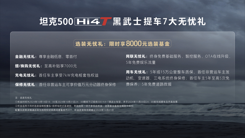 以经典致不凡 坦克500 Hi4-T黑武士34.5万正式上市