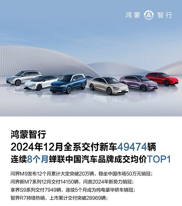 谁是老大？2024年一线品牌年度销量盘点