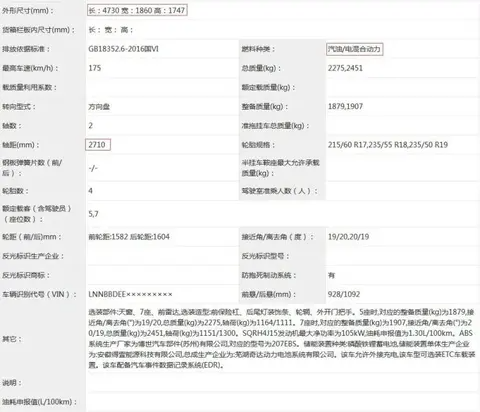 【E汽车】奇瑞风云T8将在1月11日开启预售