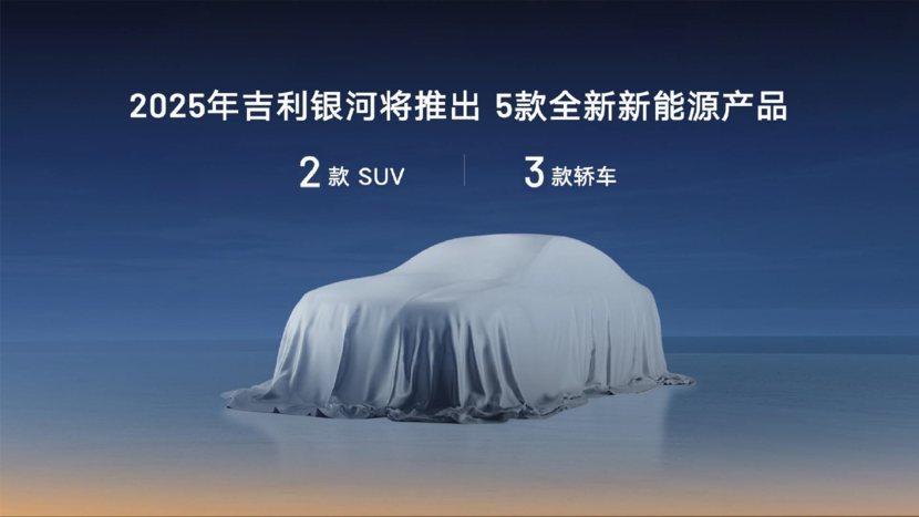 吉利今年定下271万辆目标：银河将推5款新车，挑战百万销量