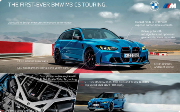 全新BMW M3 CS Touring发布