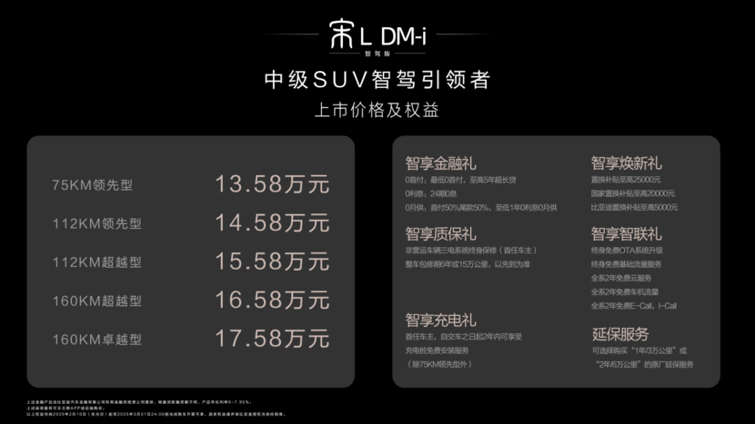 颠覆中级SUV智驾标准，比亚迪宋L DM-i智驾版来了！