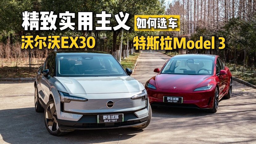 特斯拉Model 3与沃尔沃EX30，该怎么选？