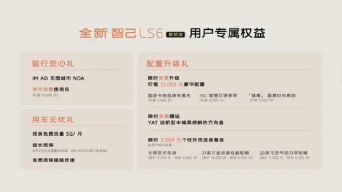 升舱不加价！智己LS6剧院版21.99万起开启豪华之旅