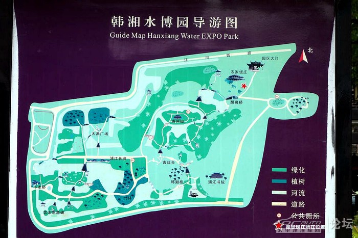拍一张导游图,游客购买水博园门票时可以免费领取一张导游图.