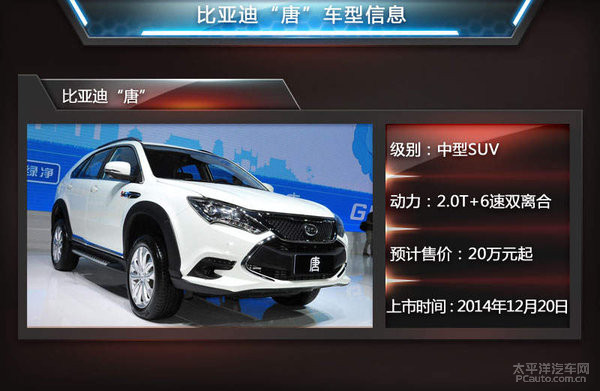 比亚迪电动suv唐20万元起售 比亚迪g6论坛 凤凰汽车论坛高清图片