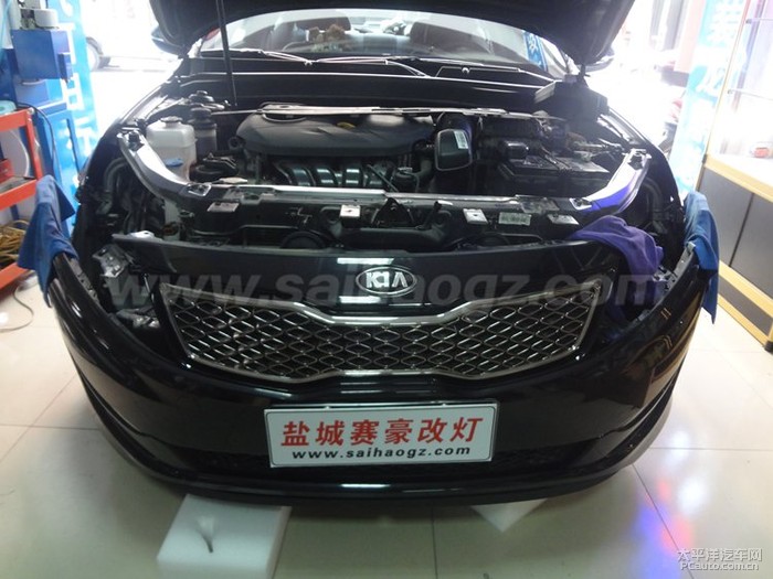 灯起亚黑色k5升级原装q5透镜 欧司朗66144灯泡 原装位博世安高清图片