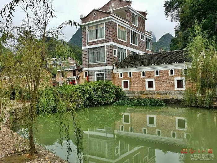 广西恭城矮寨村村景