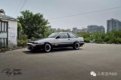 顺德版 藤原拓海 ae86 漂移乱入