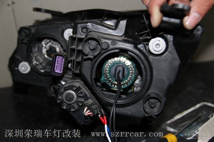 悦翔V7改装 论坛车友内饰 轮毂等改装作业高清图片