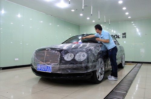 上海汽车贴膜哪里好 看到上海的车艺尚威固专