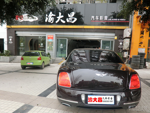重庆汽车音响改装,渝大昌宾利欧陆改装升级德国零点汽车音响高清图片
