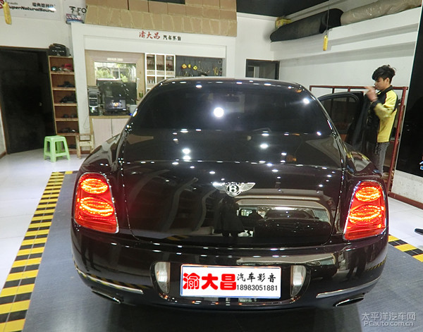重庆汽车音响改装,渝大昌宾利欧陆改装升级德国零点汽车音响高清图片