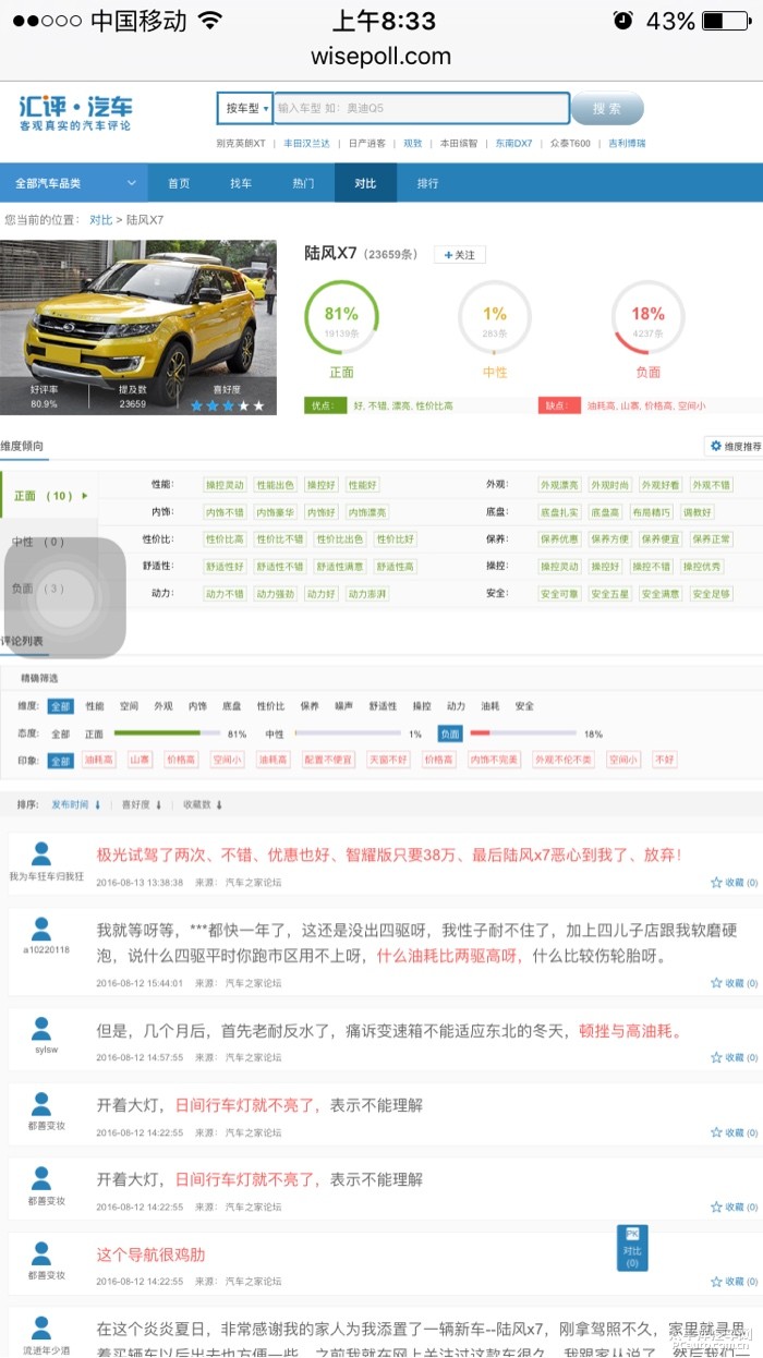 陆风X7的车怎么样？适合女生开吗？