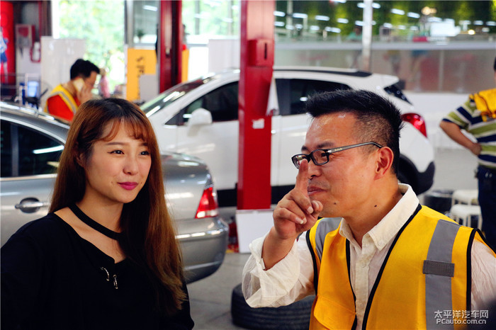 上海cs75官方车友会116与美女互动参与途虎五周年活动