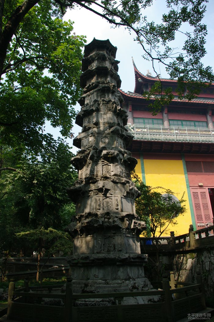 江南好之西湖行飞来峰下灵隐寺