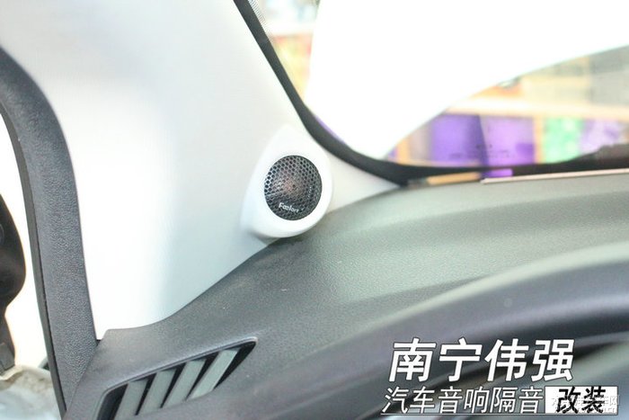 南宁传祺gs4音响改装隔音降噪方案车载dsp处理器功放无损改装